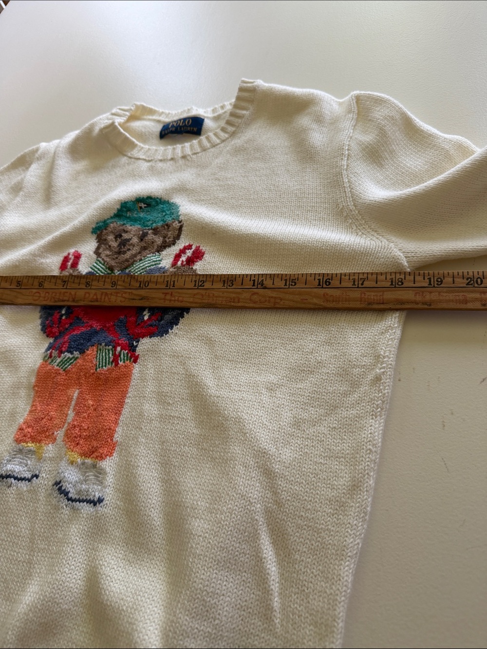 Polo Ralph Lauren Bear Nantucket Sweater. Kids L Women’s XS. Box52 - Picture 6 of 9
